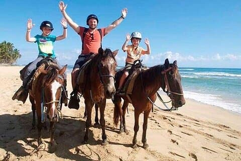 Horseback Riding on Punta Cana Beach with Transportation