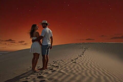 Tour nocturno de safari por Doha: paseo en camello y observación de estrellas