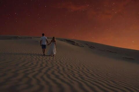 Doha Night Desert Safari ,DuneBashing,Emocionante paseo y observación de estrellas