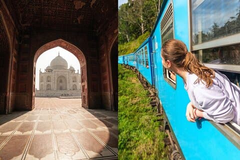 Excursión de 5 días al Triángulo de Oro con experiencia en tren en la India