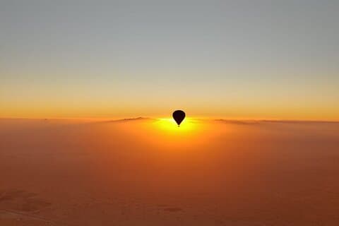 Ørken Safari i Dubai og Sunrise Hot Air Balloon Ride