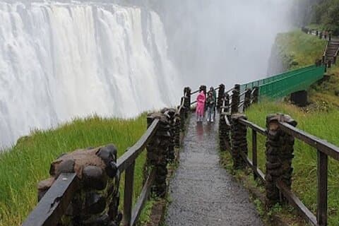 Tour guidato a piedi delle Cascate Vittoria Zambia e Zimbabwe