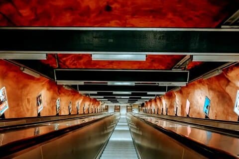 Stockholm Subway Kunst- und Fototour längste Galerie der Welt