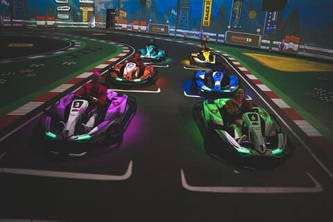 BattleKart Cancun-dagspass: Ekte gokart og virtuell moro