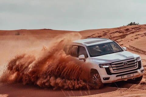 DOHA :Half Day Desert Safari Sandboarding Camel & Inland sea Tour