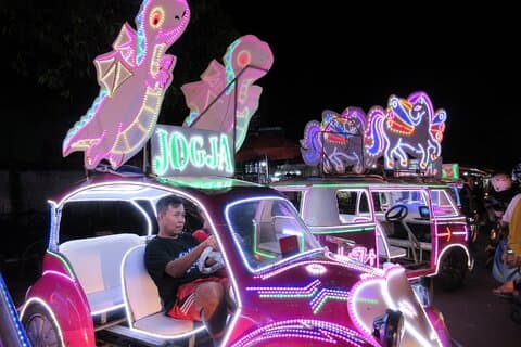Excursão histórica e de comida em Yogyakarta