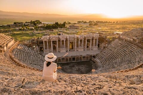 Pamukkale & Hierapolis Private Shore Tour från Kusadasi