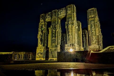 Brutal Tbilisi — Night Edition: Dark Side of Soviet Architecture