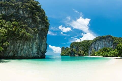 Tour di un giorno di Koh Hong Early Bird e 4 isole in motoscafo da Krabi