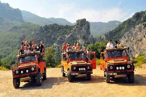 City of Side Green Canyon Jeep Safari and Green Lake Boat Tour