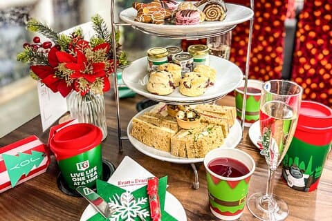 Kerstverlichting Afternoon Tea Bus Tour