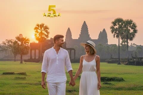 Phnom Penh nach Angkor Wat, Bayon & Ta Prohm Tagesausflug + Mittagessen