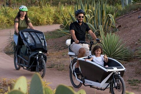 Elektrisk lastcykel tur i Marrakech