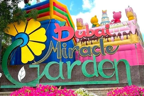 Toegangsticket Dubai Miracle Garden met transferoptie