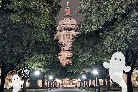 Visite à pied des fantômes hantés d'Austin