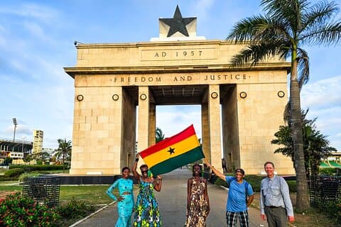 Accra Begeleide stadstour Culturele en historische ervaring