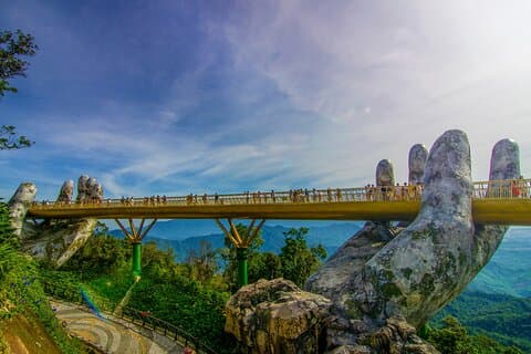 Private Landtour : Ba Na Hills & Goldene Brücke vom Hafen Chan May