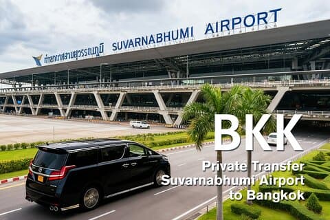 Bangkok privat flygplatstransfer från BKK