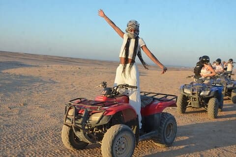 Hurghada : Aventure en VTT en Quad ou en Buggy le long de la mer et des montagnes