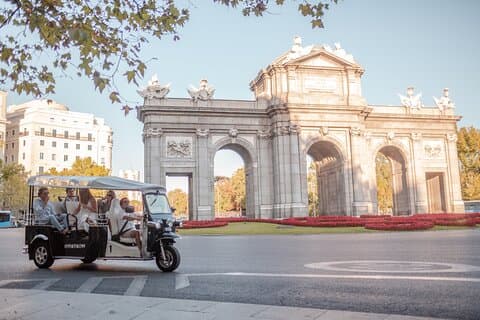 Madrid Ekspert Plus-tur i en privat øko-tuk-tuk