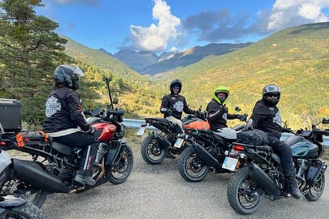 BMW of Harley Davidson motortocht door de Alpujarra