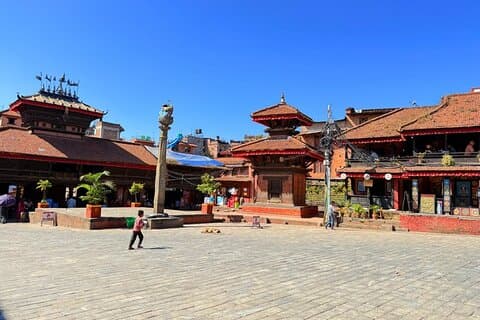 Stadstur på Bhaktapur och Patan Durbar Square