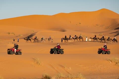 Guided Tour in Dahkla with Quad and Camel Ride