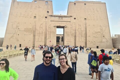 Luxor to Edfu & Kom Ombo Temples with Aswan Transfer