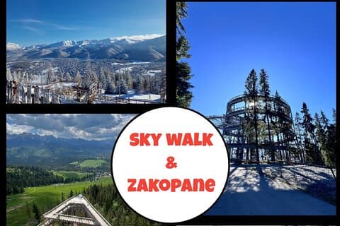 Heldagstur i Zakopane och Sky Walk Heart of Poronin