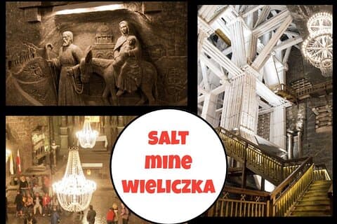 Omvisning i Wieliczka saltgruve og overføring fra Krakow