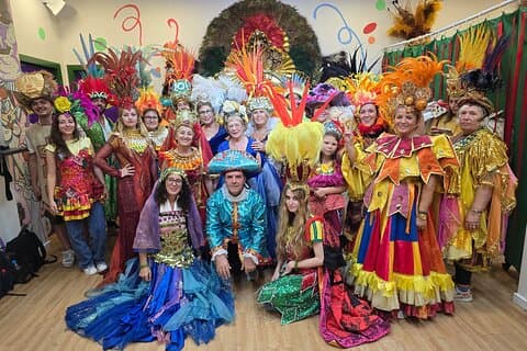 Brasilianske lidenskaper fotball og karneval