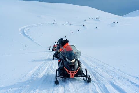 Private 4WD Golden Circle & Glacier Snowmobiling Island Tour
