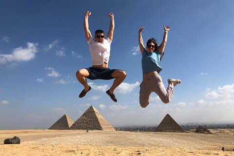All Inclusive Gizeh Tour Pyramide Entrée, Sphinx et Chameau