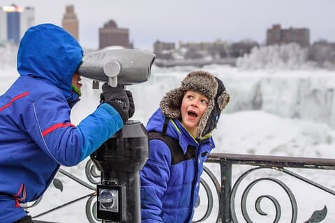 Privat Niagara vintertur och sirap smak