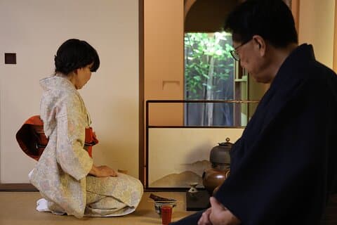 Cerimônia de chá tradicional Japonês no Master's Private Tea Room