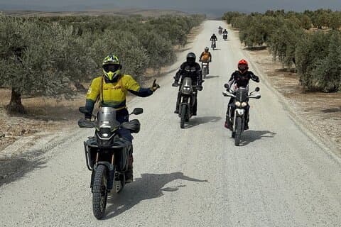 Tour di un'intera giornata in moto OFF ROAD intorno a Málaga