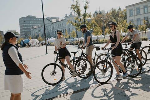 Punti salienti del tour privato in bici della città di Vilnius