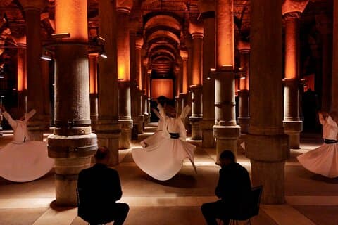 Whirling Dervishes Ceremony & Cistern Entry Ticket
