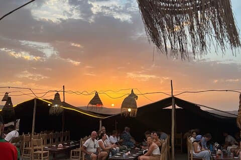 Agafay Desert Camel Ride, Dinner Show with magical sunset