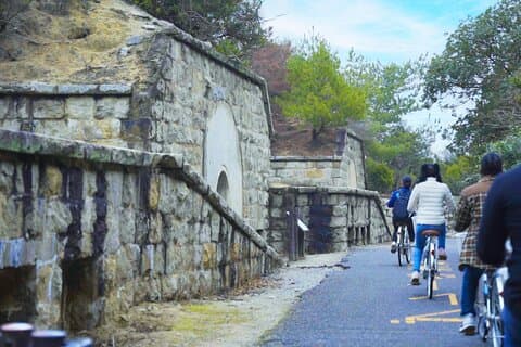 Privé Okunoshima Rabbit Island fietstour met lokale Gids