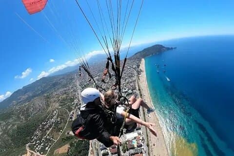 Alanya Tandem Paragliding av lokale Eksperter Piloter