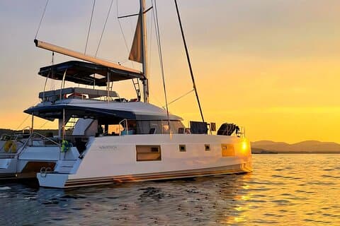 Sunset Balos Catamaran luxury *small* group cruise+cocktail