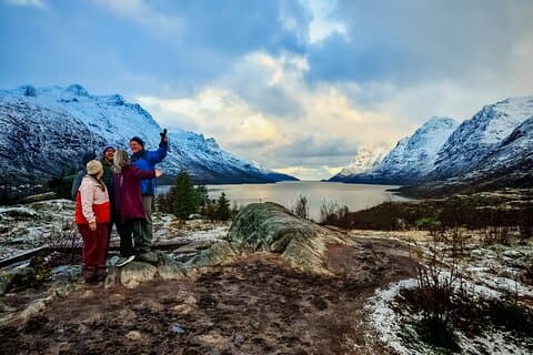 Tour por la naturaleza del Ártico por la mañana de los fiordos privados de Tromso