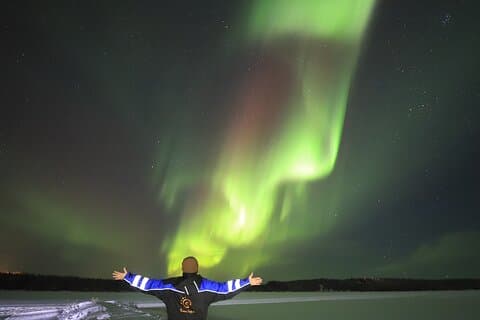 Lakeside Auroras paparazzifotografering
