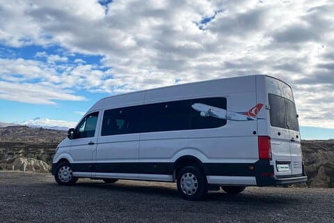 Luchthaventransfer (Kayseri - Nevsehir ) naar Cappadocië Hotels