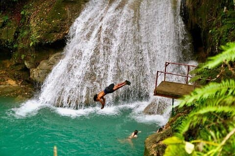 Blue Hole and Dunn's River Falls from Negril and Grand Palladium