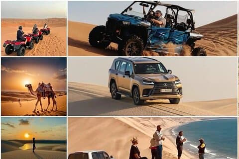 Doha: safari por el desierto con quad, paseo en camello y sandboard