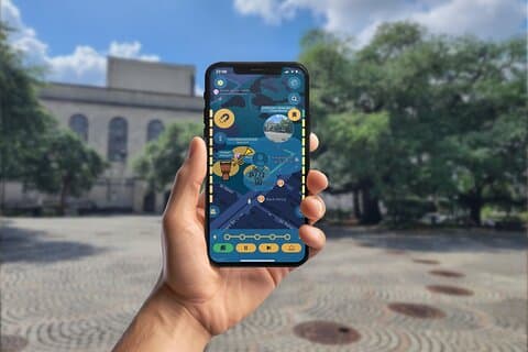 New Orleans tur GPS-appen gåtur mobilspill