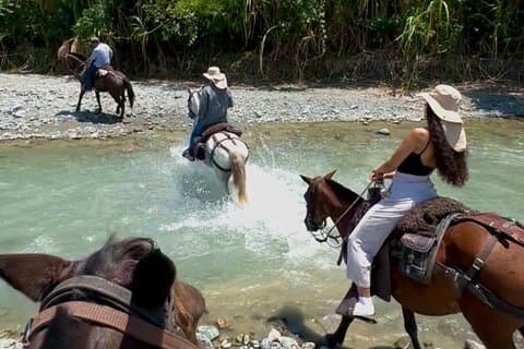 Autêntico passeio a cavalo na Colômbia