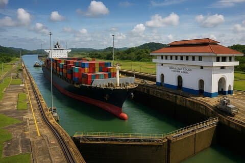 Visita a las esclusas de Miraflores con información local